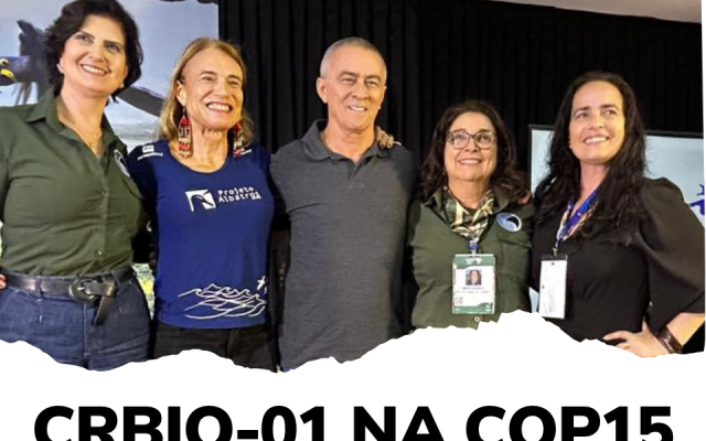 O CRBio-01 esteve presente na COP15 da CMS, um dos principais eventos globais voltados à conservação das espécies migratórias